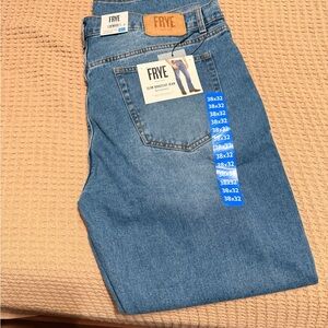 FRYE Men's Classic Blue Denim Jeans